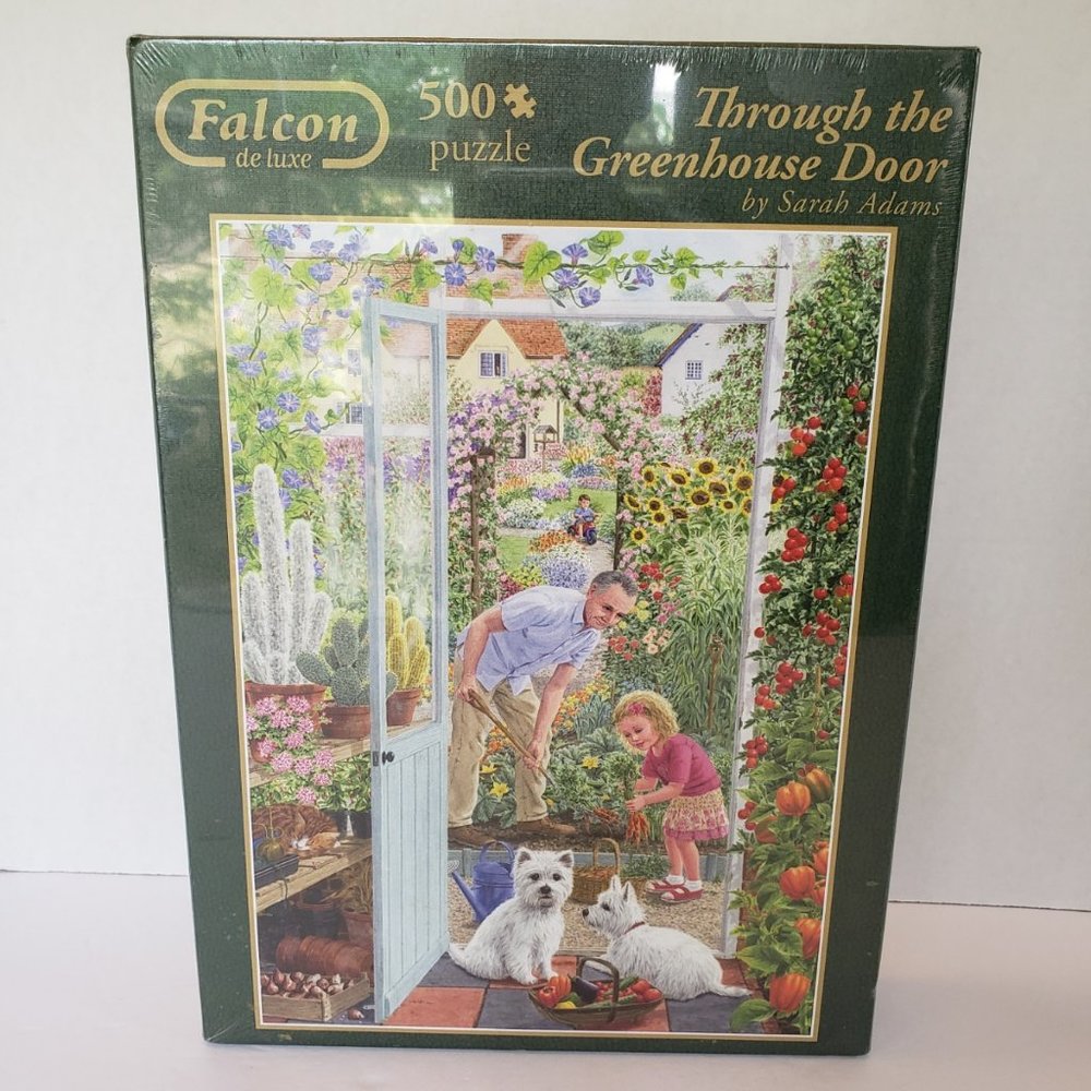 Falcon 500 Piece Through the Greenhouse Door Puzzle By Sarah Adams